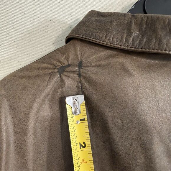 Vintage Leather Shop Argentina Women’s Brown Jacket Size 2 - Picture 5 of 14